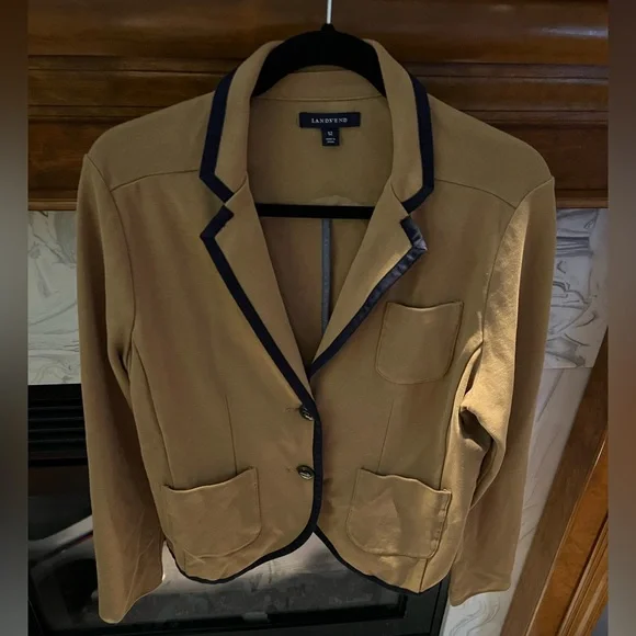 Land’s End Cotton Blazer - Picture 1 of 5